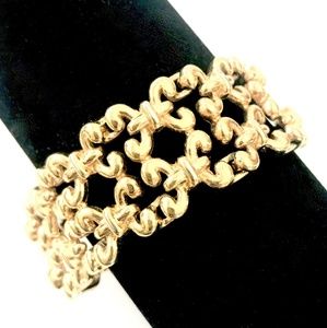 Monet Link Bracelet Rococo Style